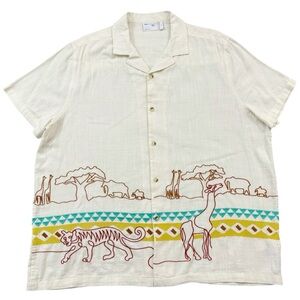 ASOS Safari Embroidered Shirt